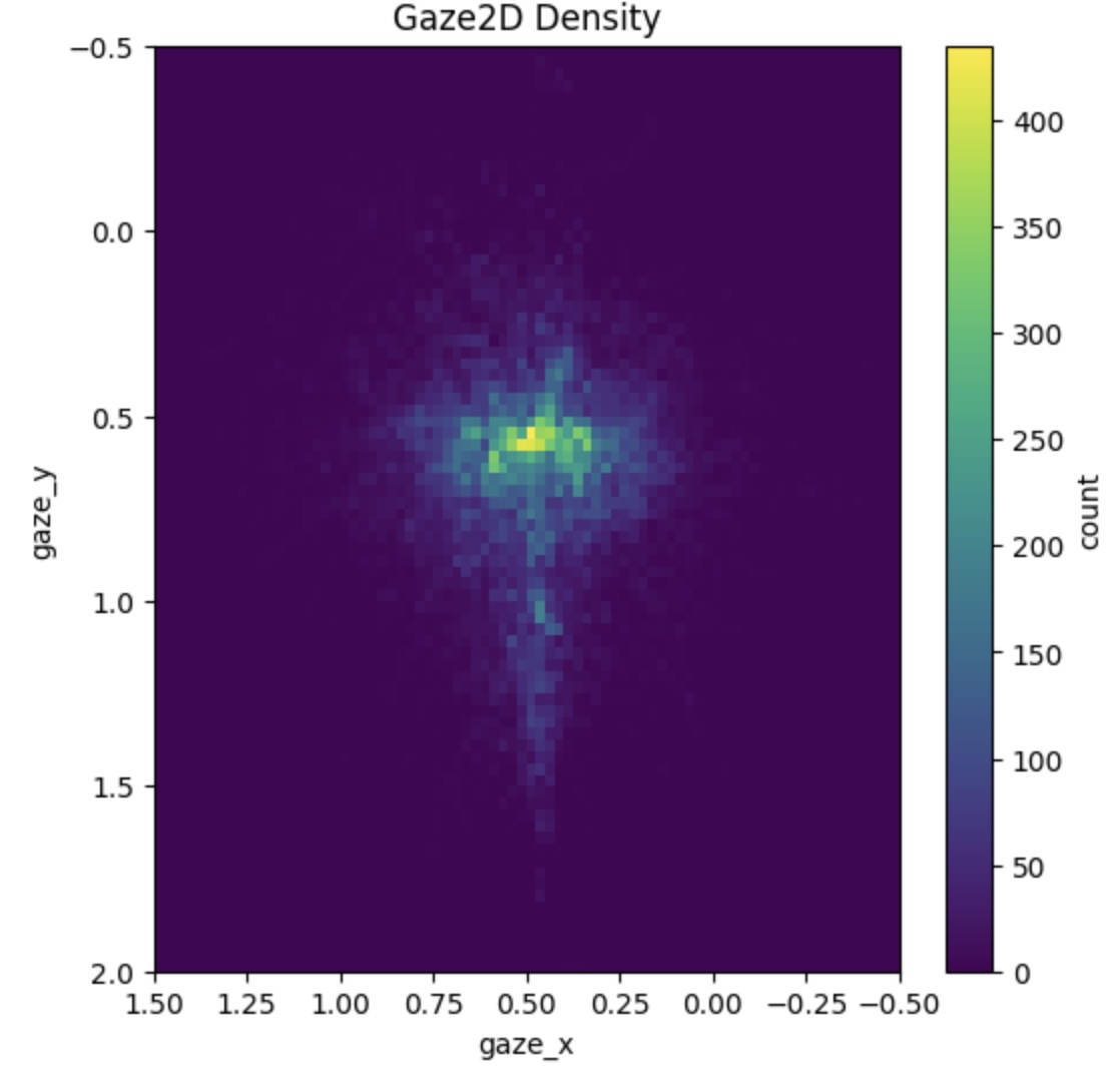 Eye-tracking gaze map